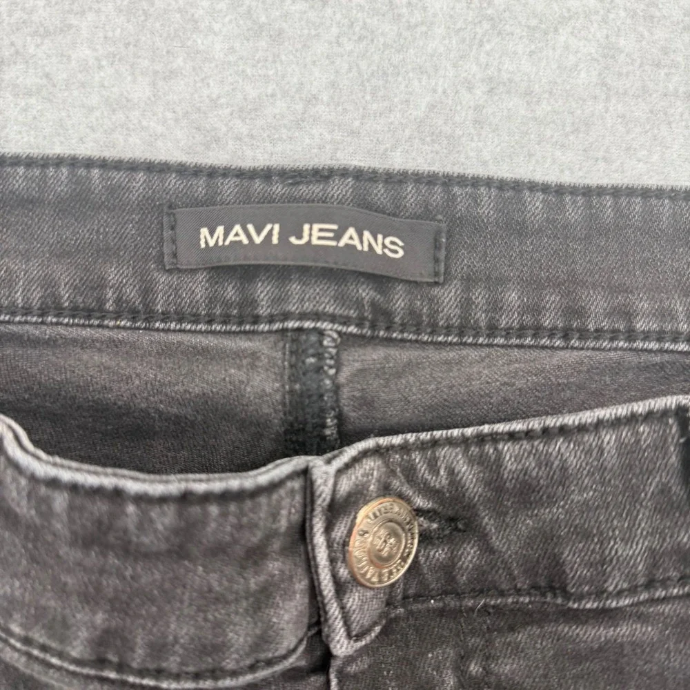 Mavi Jeans Zach Straight Leg Mens 33 Charcoal Gray Casual Faded Stretch Denim